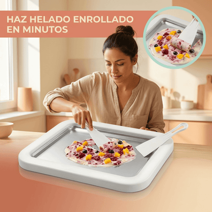 Plancha de Helados y Yogur - Haz helado enrollado en casa