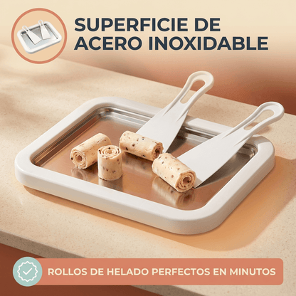 Plancha de Helados y Yogur - Haz helado enrollado en casa